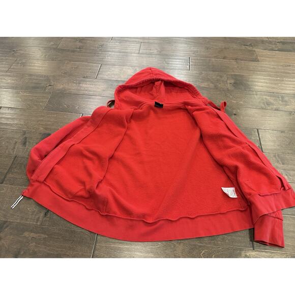 Nike Womens Red NBA Oregon Portland Trailblazers Full Zip Hoodie Sweatshirt L - Picture 4 of 9